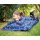 Chillstar bedruckter Sitzsack indoor / outdoor Glitzerherzen und Schmetterlinge Jeans | 130 Liter  90 x 135 cm